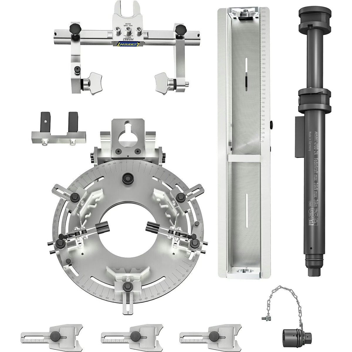 Hazet 4903/4 Stationary universal spring vice set ∙ 4 pieces