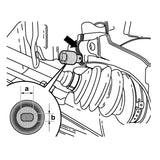 Hazet 4912-4 1⁄2″ Spreader ∙ Pin profile ∙ solid ∙ u 7,8 x 11 mm