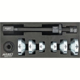 Hazet 4933-1/11 Double cone wheel bearing tool set