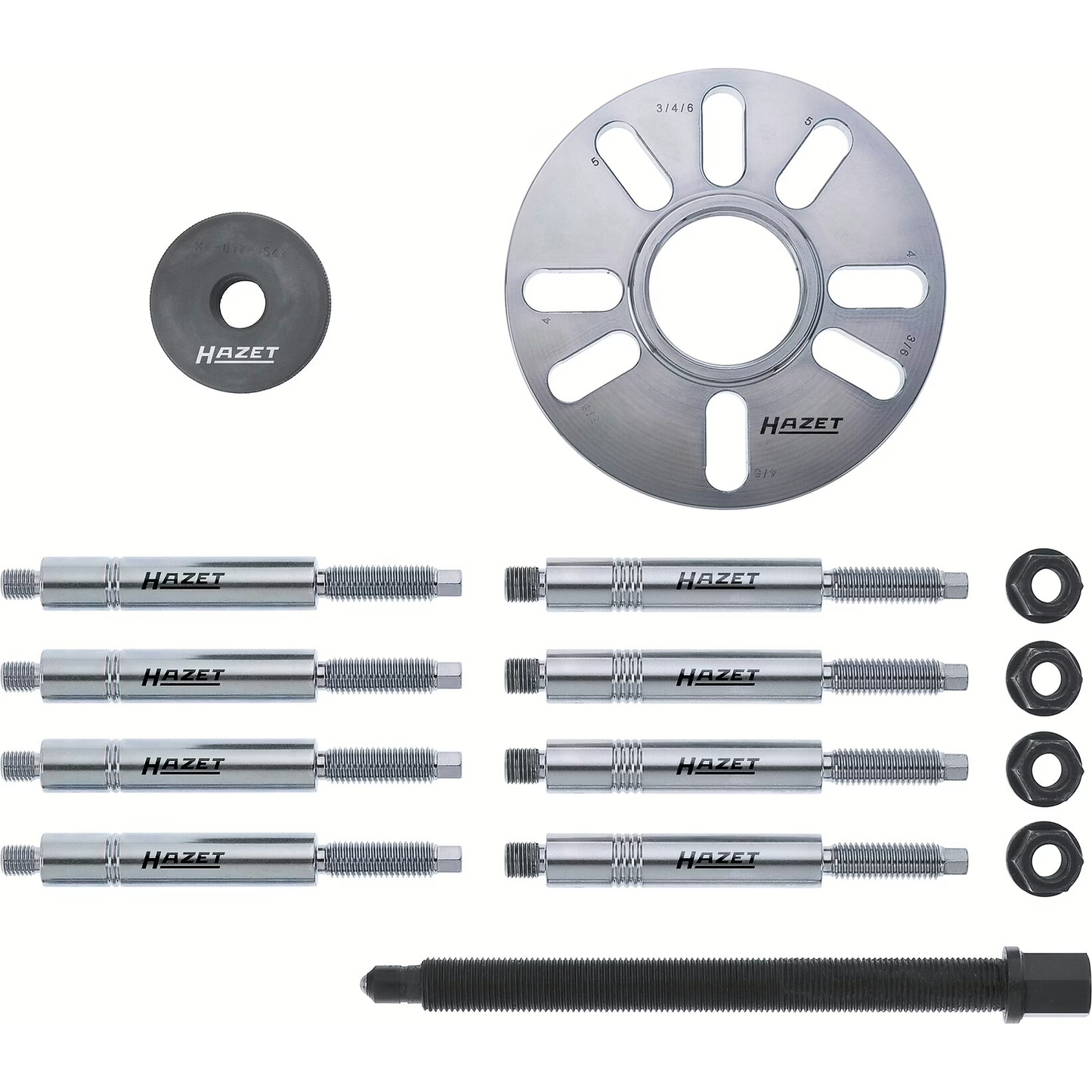 Hazet 4935-2/15 Wheel hub / cardan shaft extractor set