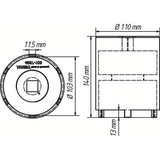 Hazet 4937-103/3 Commercial vehicle pin wrench set