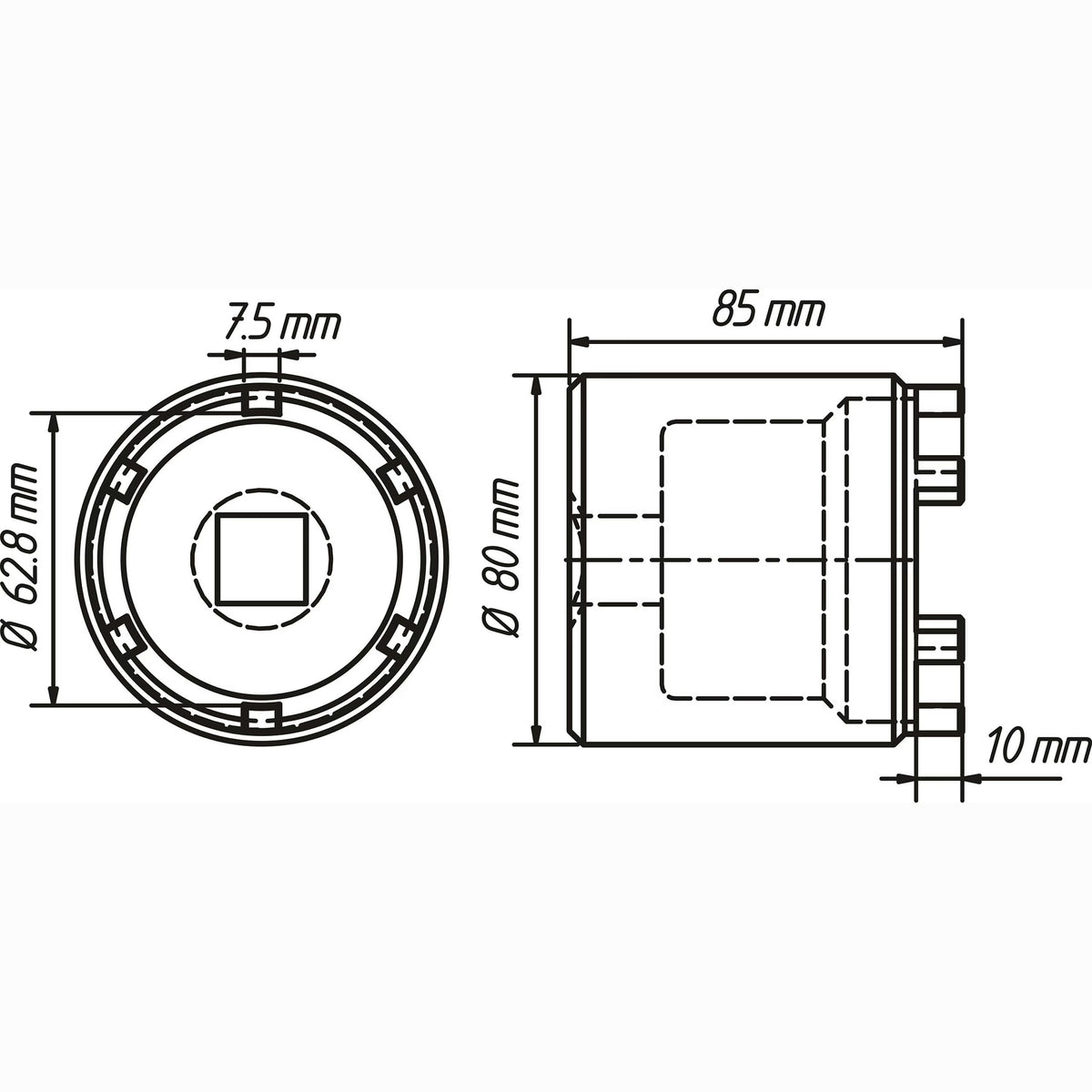 Hazet 4937-62 Commercial vehicle pin wrench