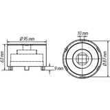 Hazet 4937-87/3 Commercial vehicle pin wrench set
