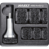 Hazet 4960N-45/12 Wheel hub grinder set for passenger cars