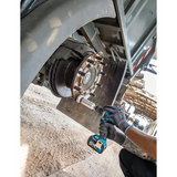 Hazet 4961N-23/12 Commercial vehicle wheel hub grinder set