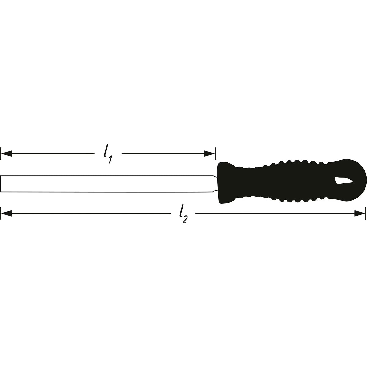 Hazet 4968-1 Brake calliper file