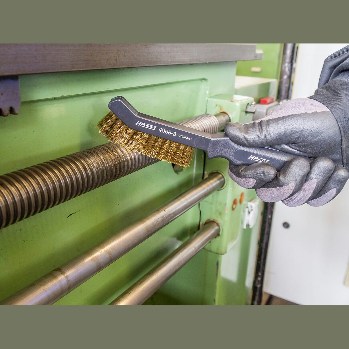 Hazet 4968-3 Brass brake calliper brush