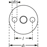 Hazet 4970-6 Pressure plate ∙ inside hexagon 12 mm