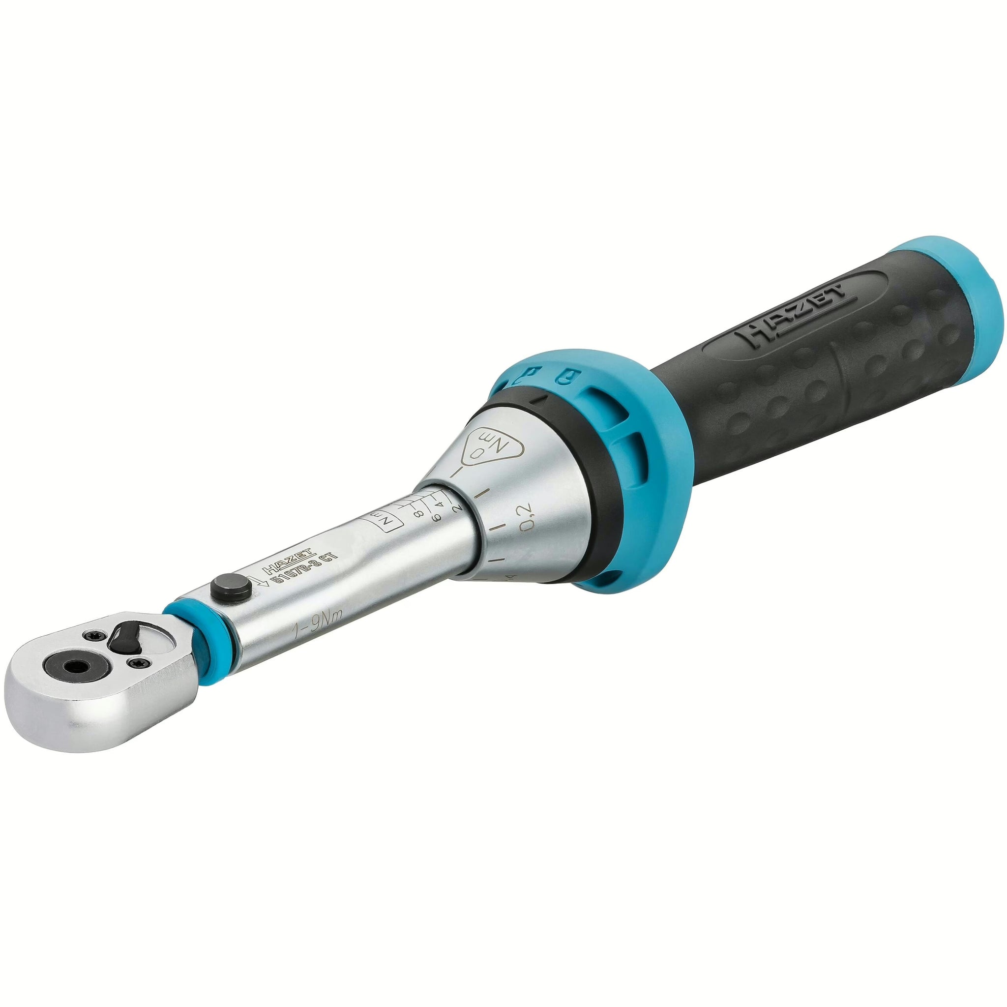 Hazet 5107B-3CT 1⁄4″ Torque wrench with reversible ratchet for screwdriver bits ∙ 1 – 9 Nm ∙ ±4%