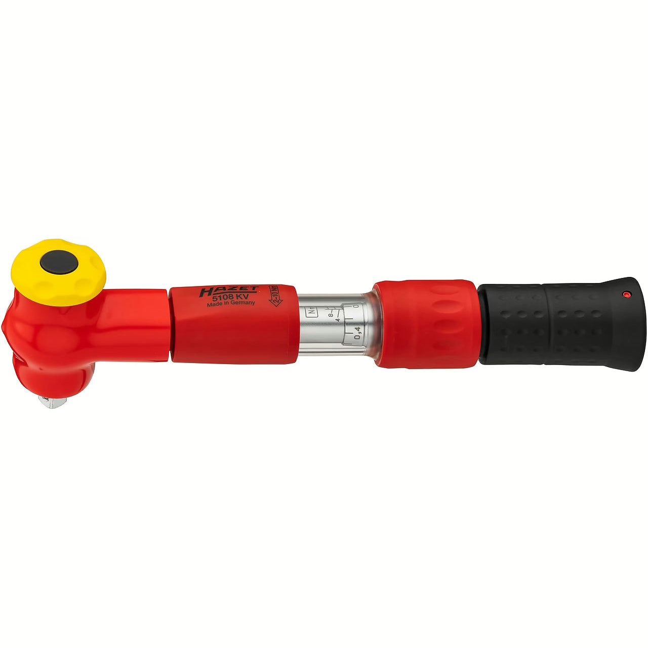 Hazet 5108KV 3⁄8″ Torque wrench ∙ with protective insulation ∙ 2 – 10 Nm ∙ ±6%