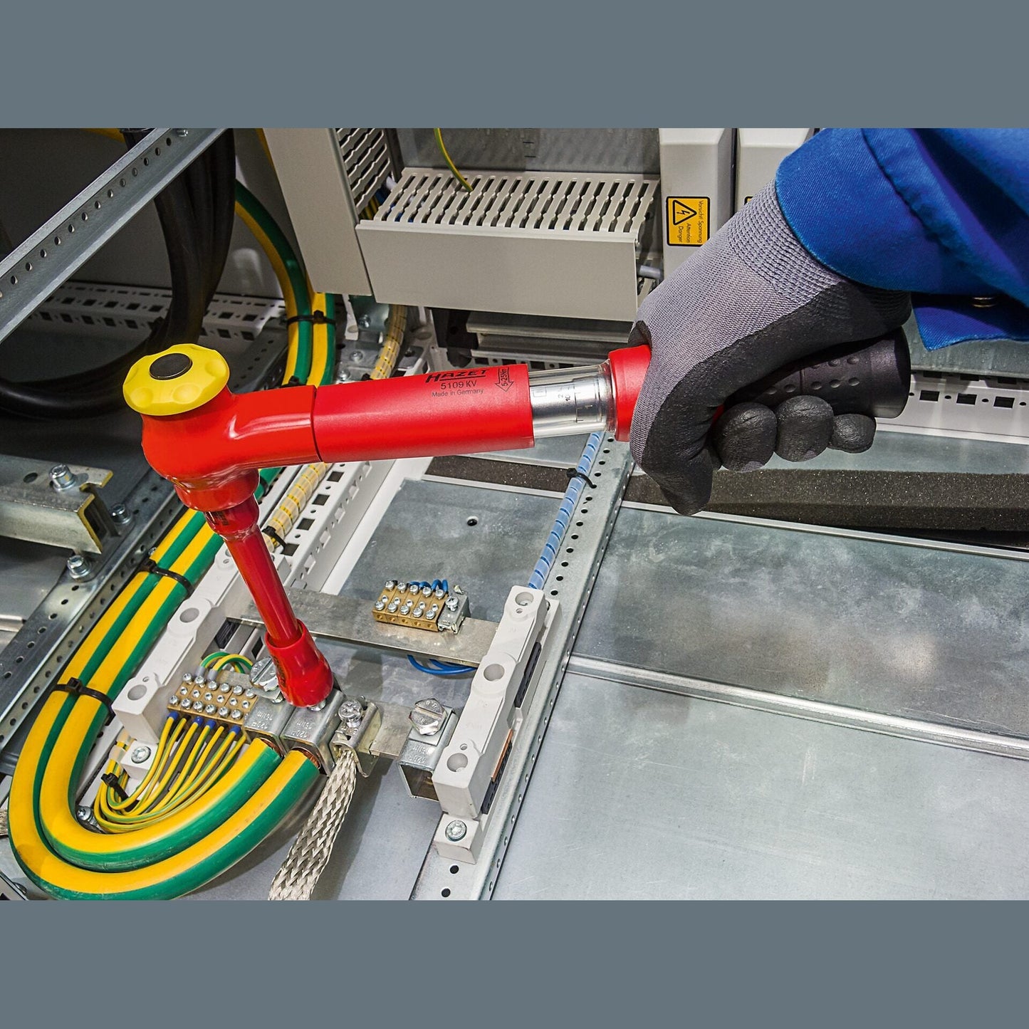 Hazet 5109KV 3⁄8″ Torque wrench ∙ with protective insulation ∙ 5 – 25 Nm ∙ ±4%