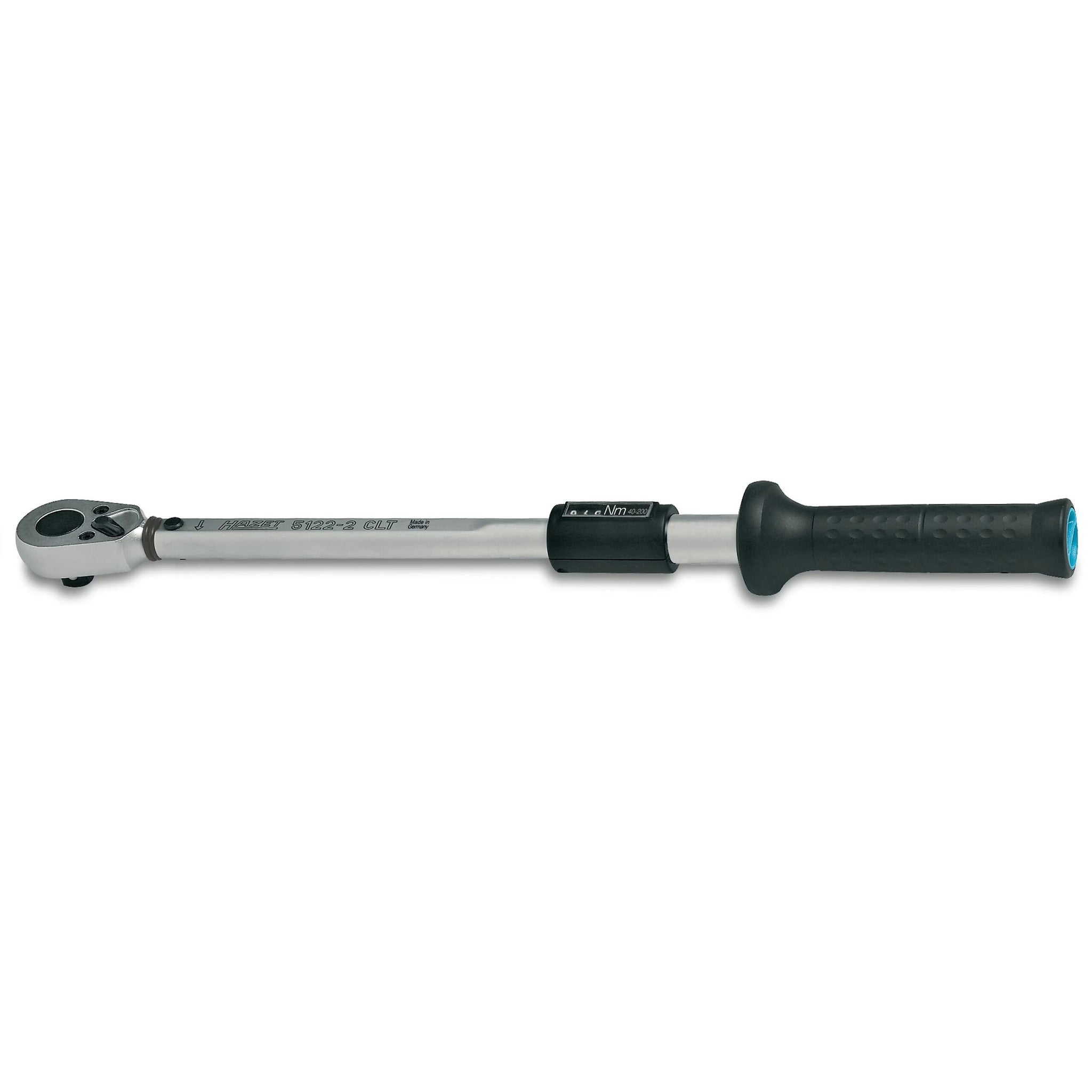 Hazet 5123-2CLTCAL 1⁄2″ Torque wrench with DAkkS calibration certificate ∙ 60 – 320 Nm ∙ ±4%