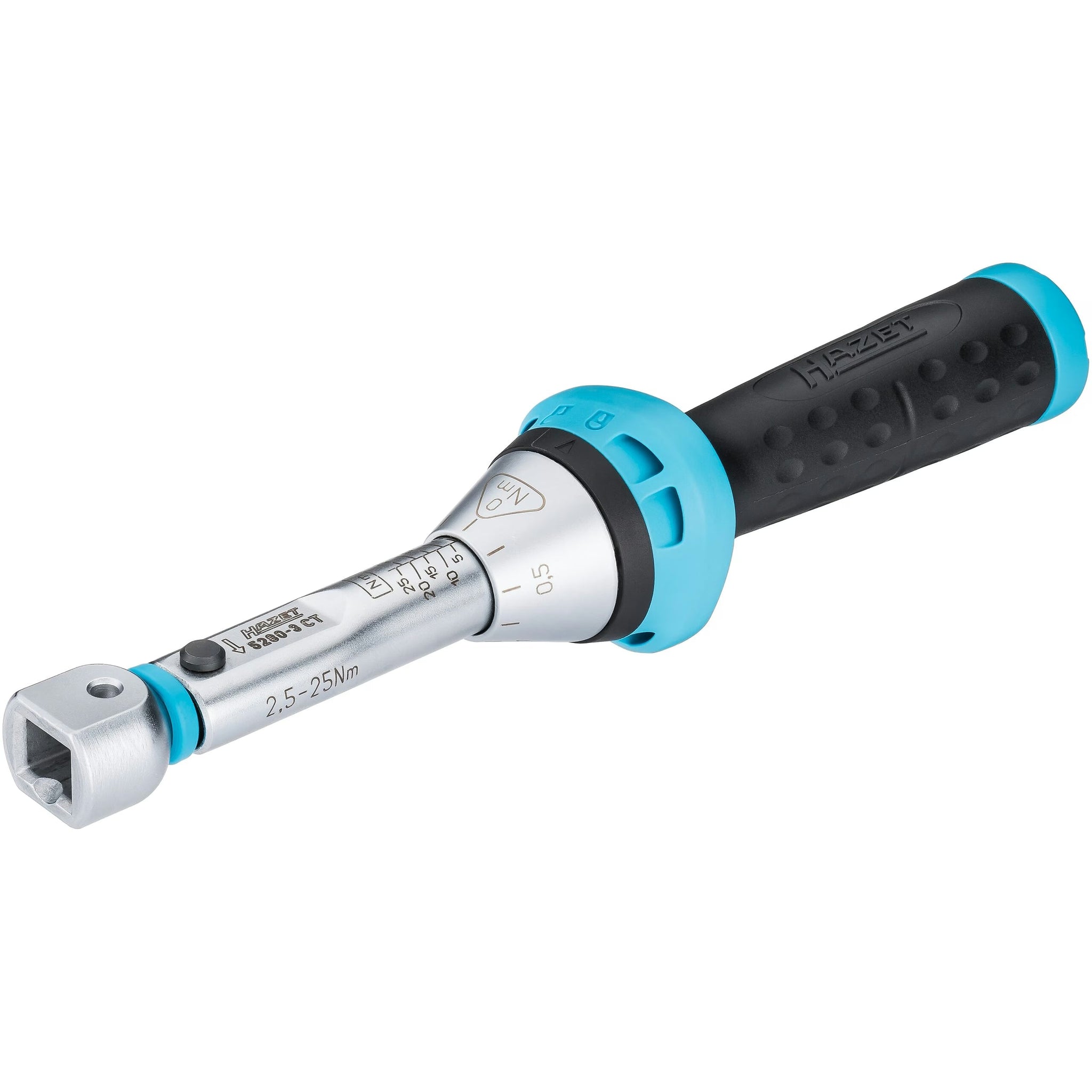 Hazet 5280-3CTCAL 9 x 12 mm Torque wrench with DAkkS calibration certificate ∙ 2.5 – 25 Nm ∙ ±3%
