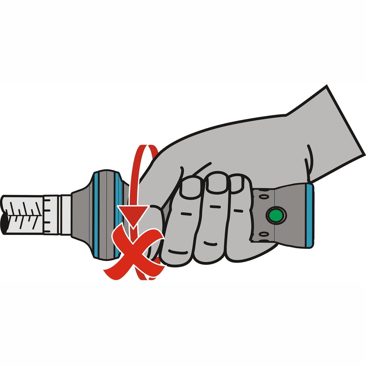Hazet 5290-3CTCAL 9 x 12 mm Torque wrench with DAkkS calibration certificate ∙ 10 – 60 Nm ∙ ±3%