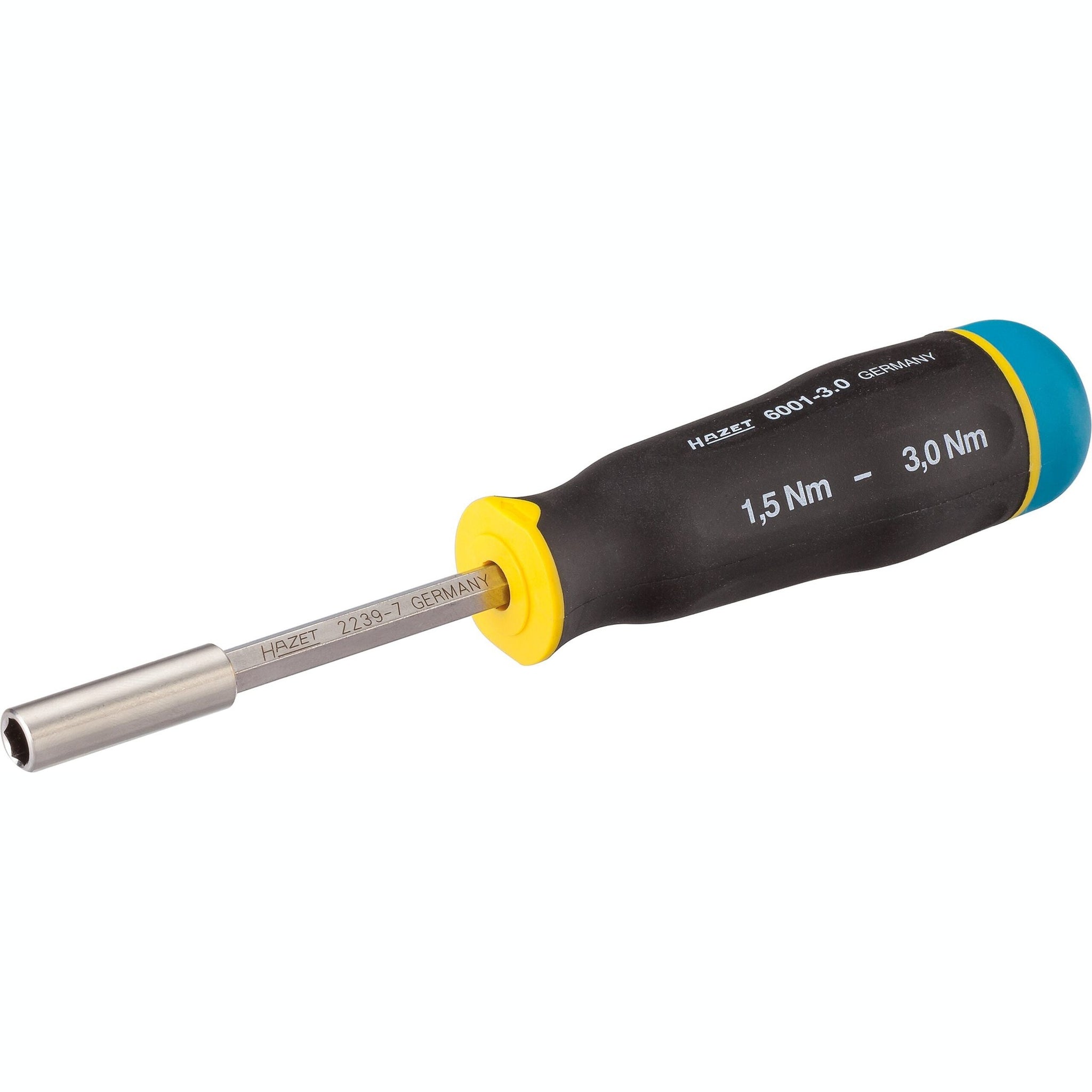 Hazet 6001-3.0/3 1⁄4″ Torque screwdriver ∙ 1.5 – 3 Nm ∙ ±6%