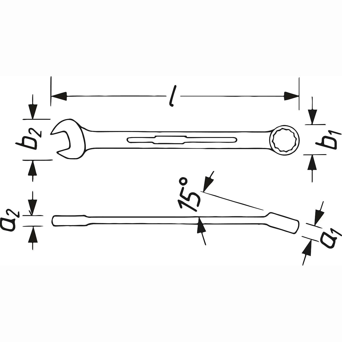 Hazet 600N-10 Combination wrench
