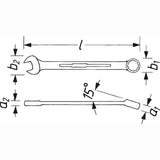 Hazet 600N-10 Combination wrench