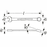 Hazet 600N-14 Combination wrench