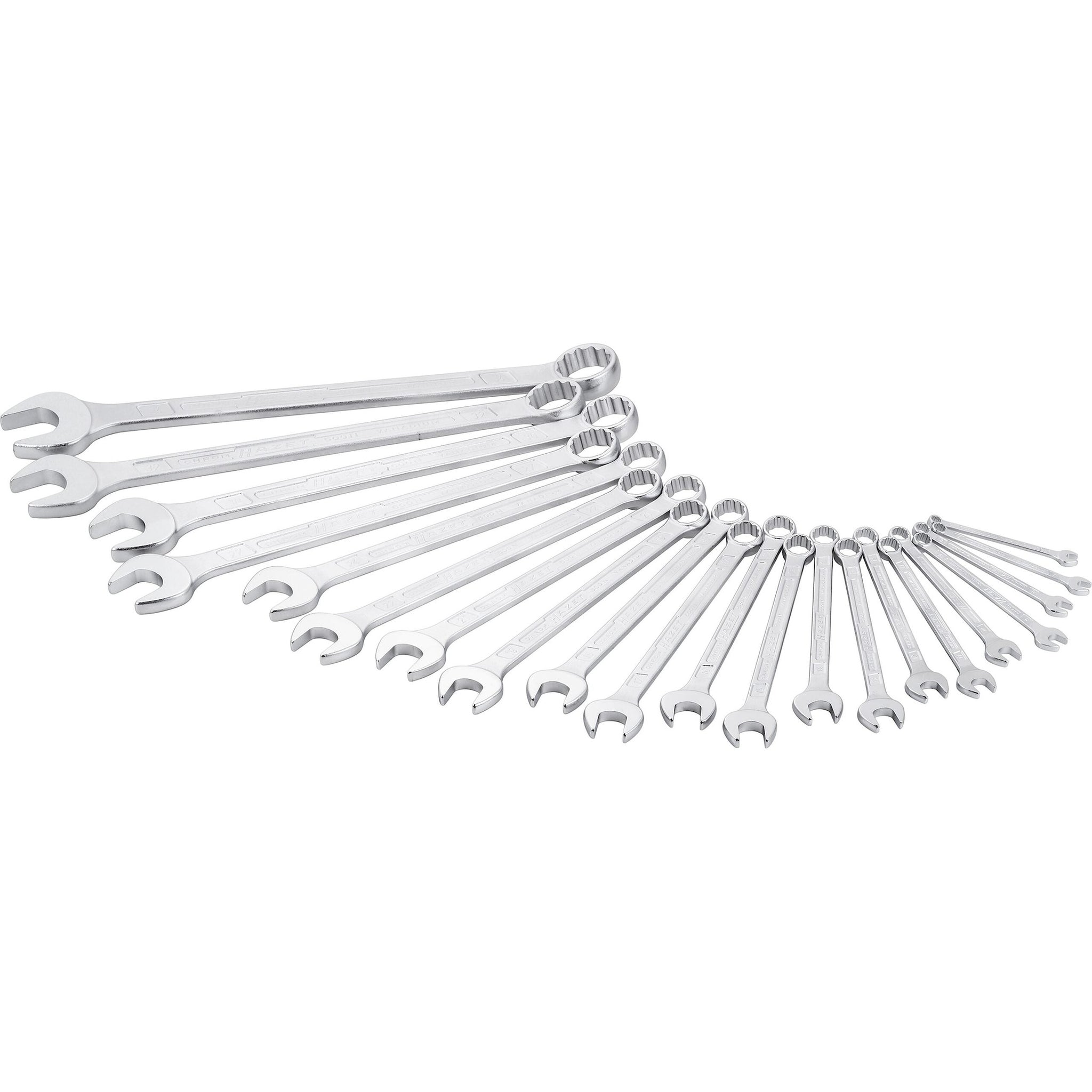 Hazet 600N/21 12 Point Combination Wrench Set 21 pc Metric Set