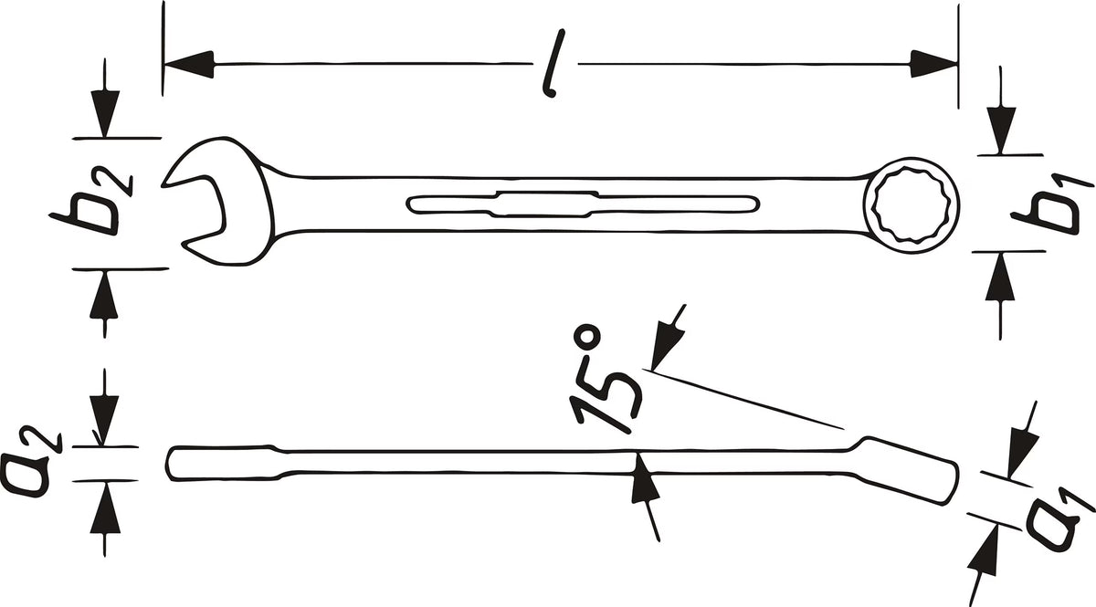 Hazet 600N-32 Combination wrench