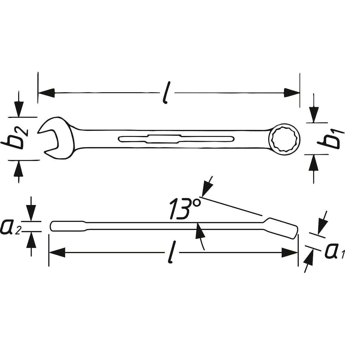 Hazet 606-19 Ratcheting combination wrench