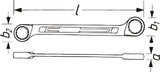 Hazet 610N-12X13 Double box-end wrench