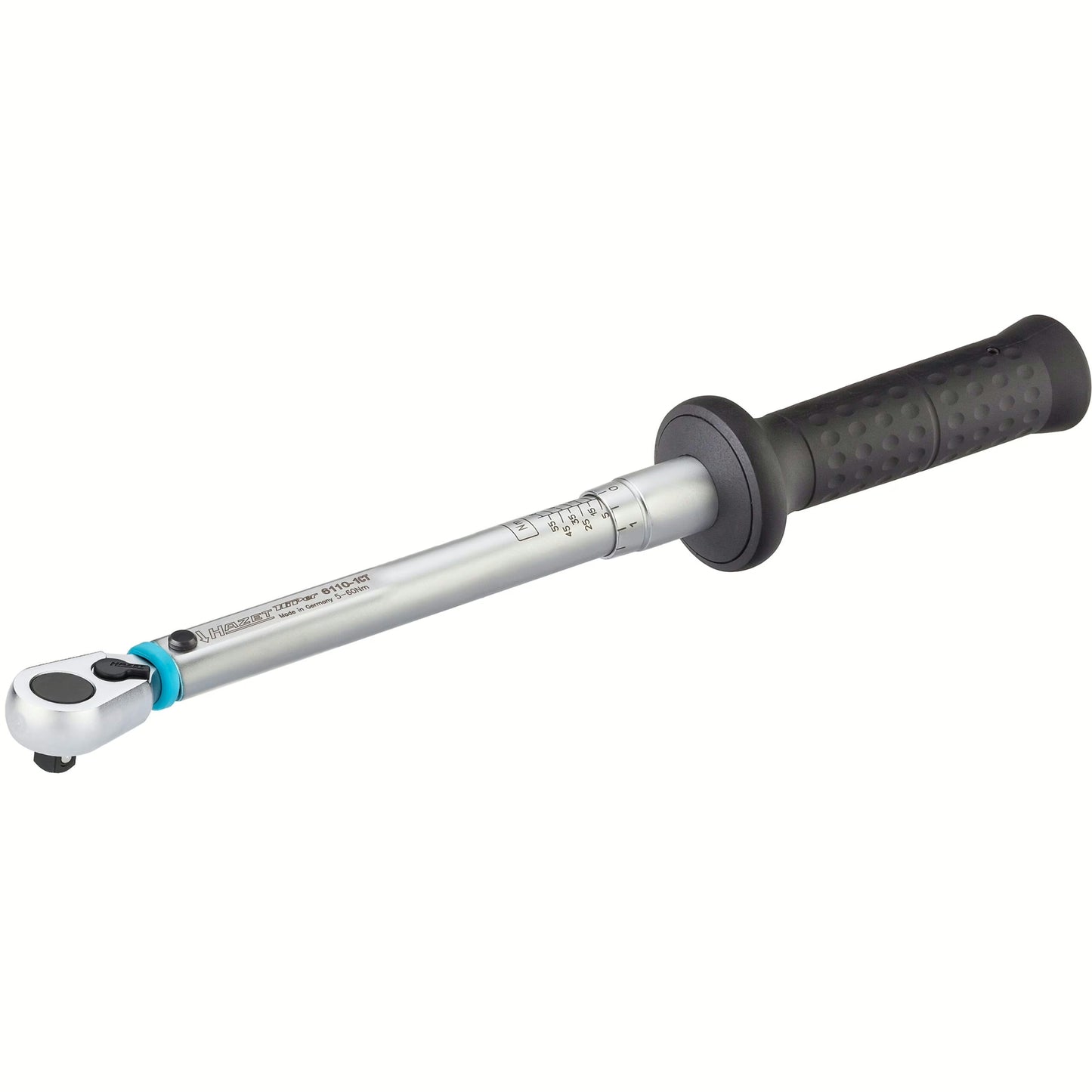 Hazet 6110-1CT 3⁄8″ Torque wrench ∙ 5 – 60 Nm ∙ ±2% ∙ With HiPer reversible ratchet