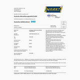 Hazet 6110-1CTCAL 3⁄8″ Torque wrench with DAkkS calibration certificate ∙ 5 – 60 Nm ∙ ±2% ∙ With HiPer reversible ratchet