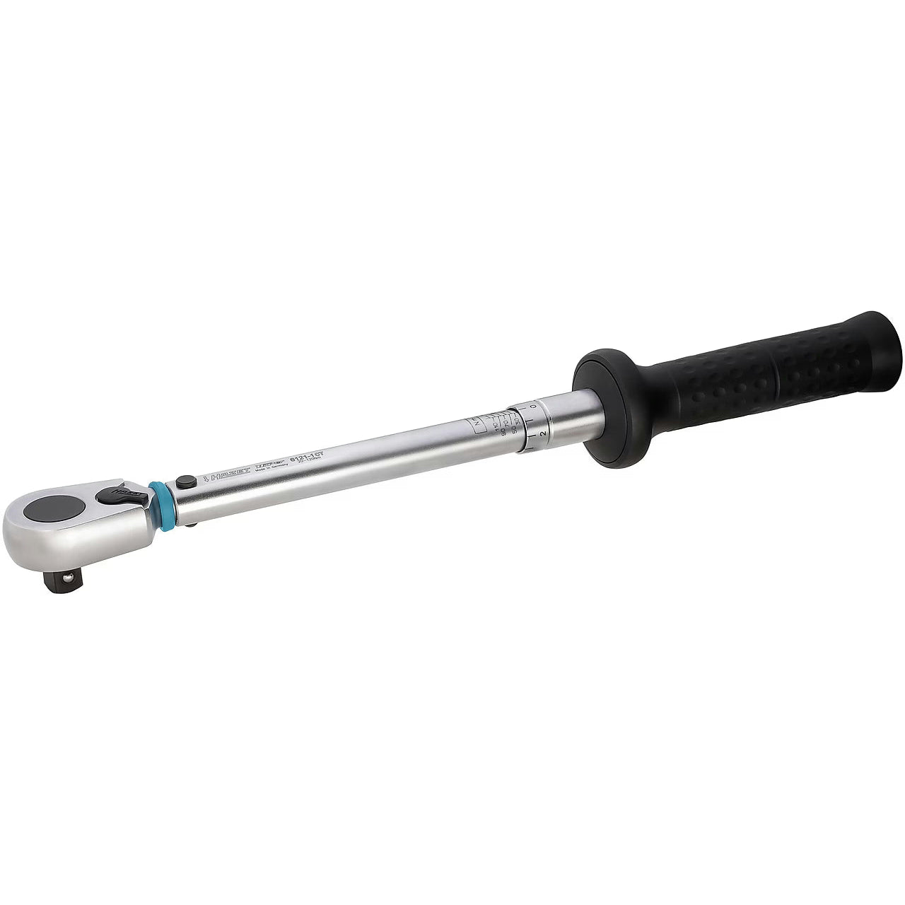Hazet 6121-1CT 1⁄2″ Torque wrench ∙ 20 – 120 Nm ∙ ±2% ∙ With HiPer reversible ratchet