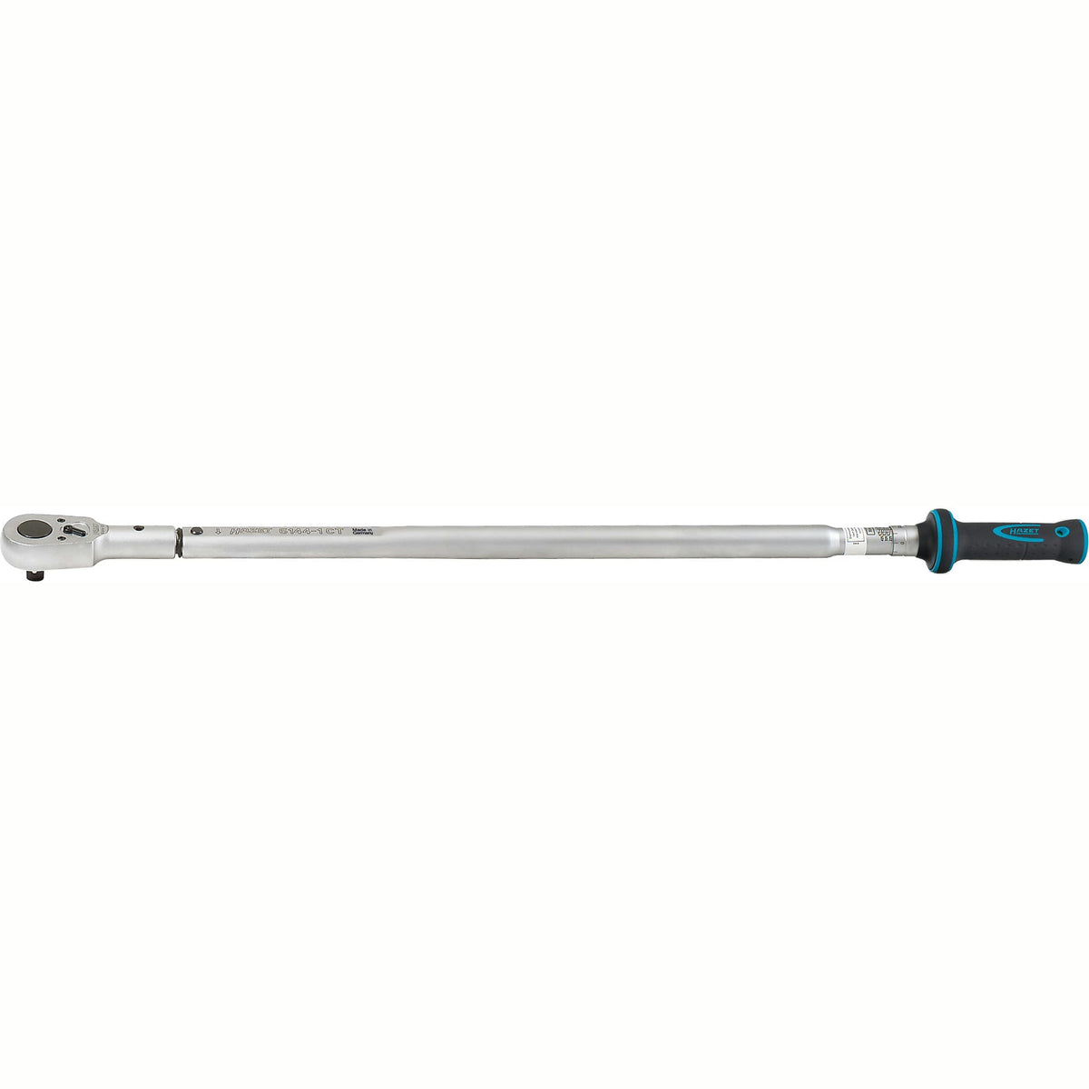 Hazet 6144-1CTCAL 3⁄4″ Torque wrench with DAkkS calibration certificate ∙ 200 – 500 Nm ∙ ±2%