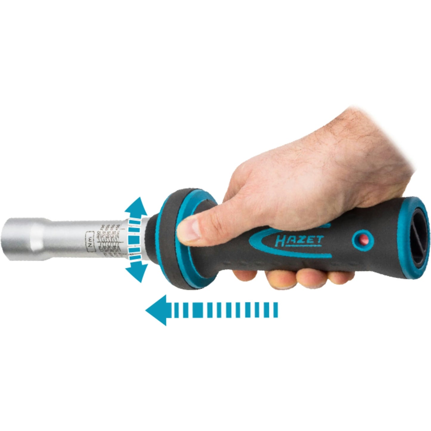 Hazet 6160-1CTCAL 1″ Torque wrench with DAkkS calibration certificate ∙ 600 – 1600 Nm ∙ ±3%