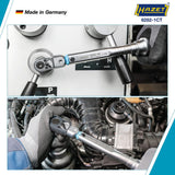 Hazet 6282-1CTCAL 9 x 12 mm Torque wrench with DAkkS calibration certificate ∙ 4 – 40 Nm ∙ ±2%