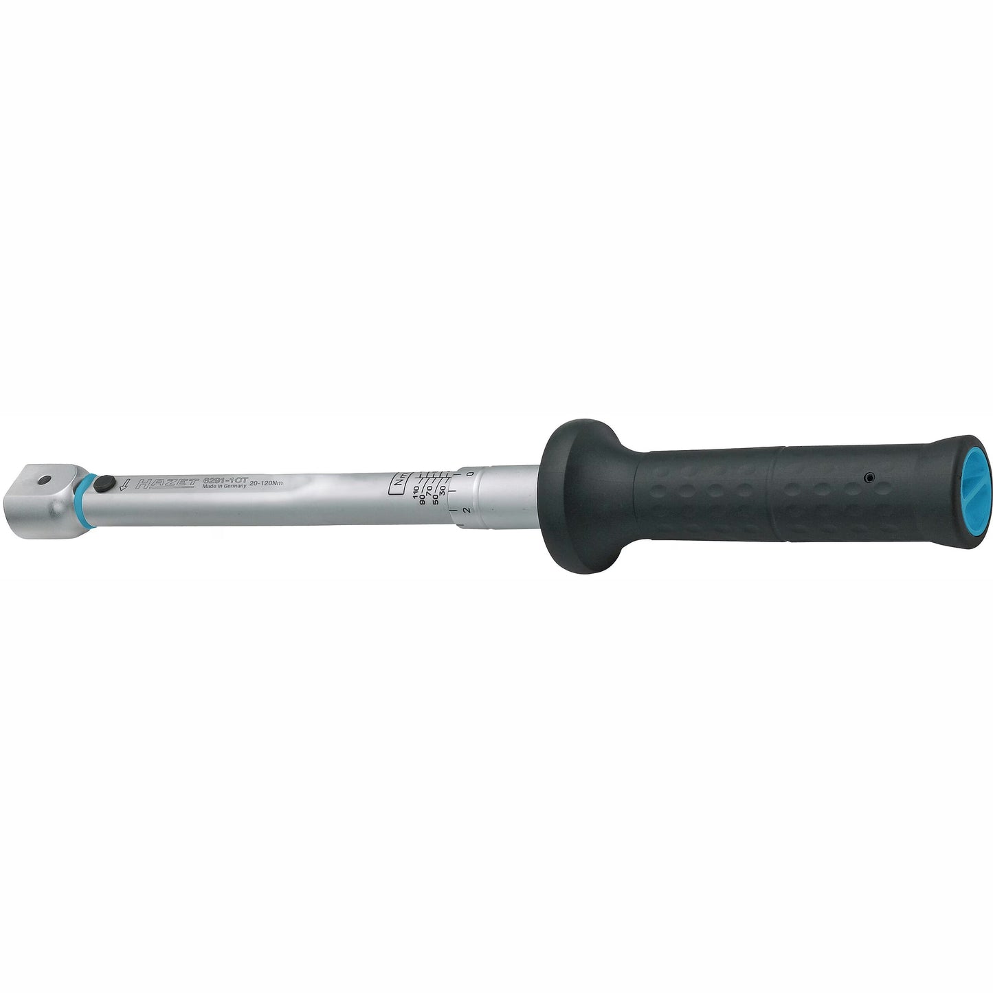 Hazet 6291-1CTCAL 14 x 18 mm Torque wrench with DAkkS calibration certificate ∙ 20 – 120 Nm ∙ ±2%