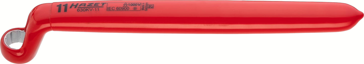 Hazet 630KV-11 Single box-end wrench ∙ with protective insulation