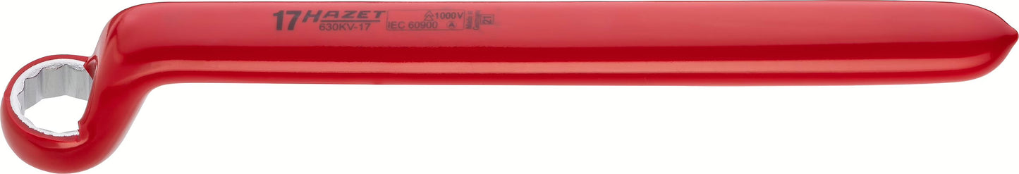 Hazet 630KV-17 Single box-end wrench ∙ with protective insulation
