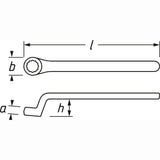 Hazet 630KV-18 Single box-end wrench ∙ with protective insulation