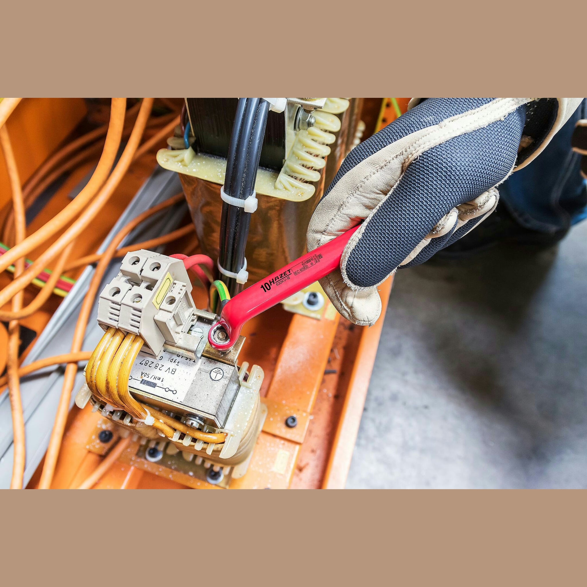 Hazet 630KV-22 Single box-end wrench ∙ with protective insulation