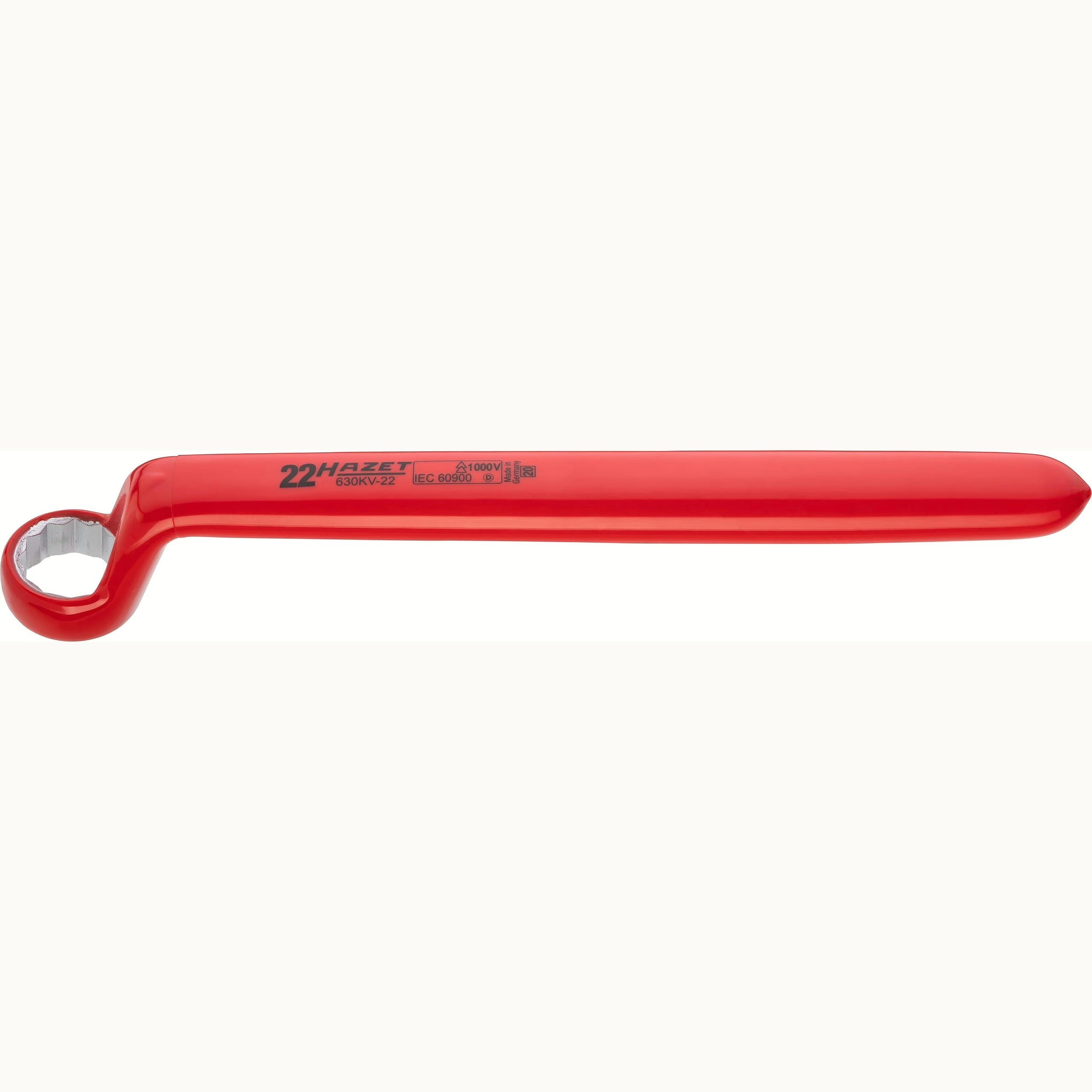 Hazet 630KV-22 Single box-end wrench ∙ with protective insulation