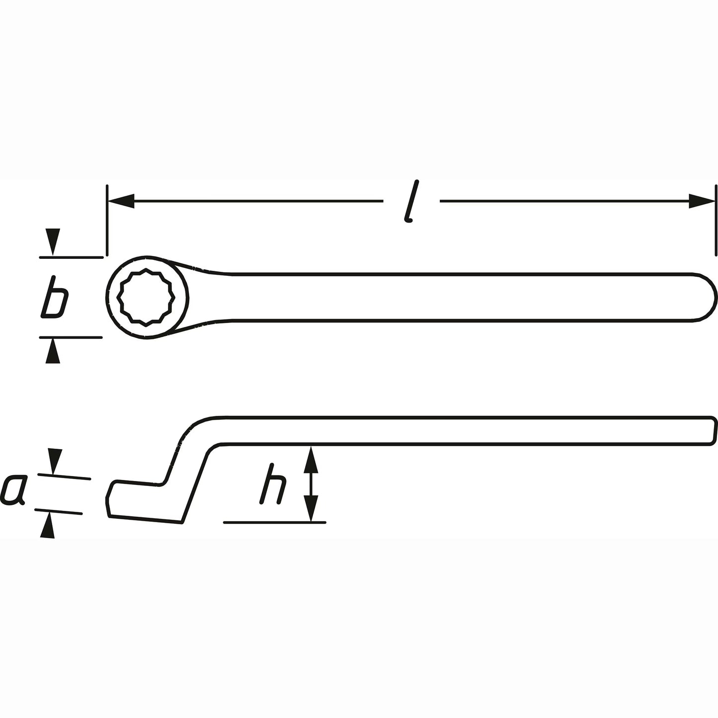 Hazet 630KV-27 Single box-end wrench ∙ with protective insulation