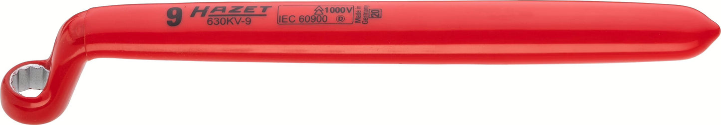 Hazet 630KV-9 Single box-end wrench ∙ with protective insulation
