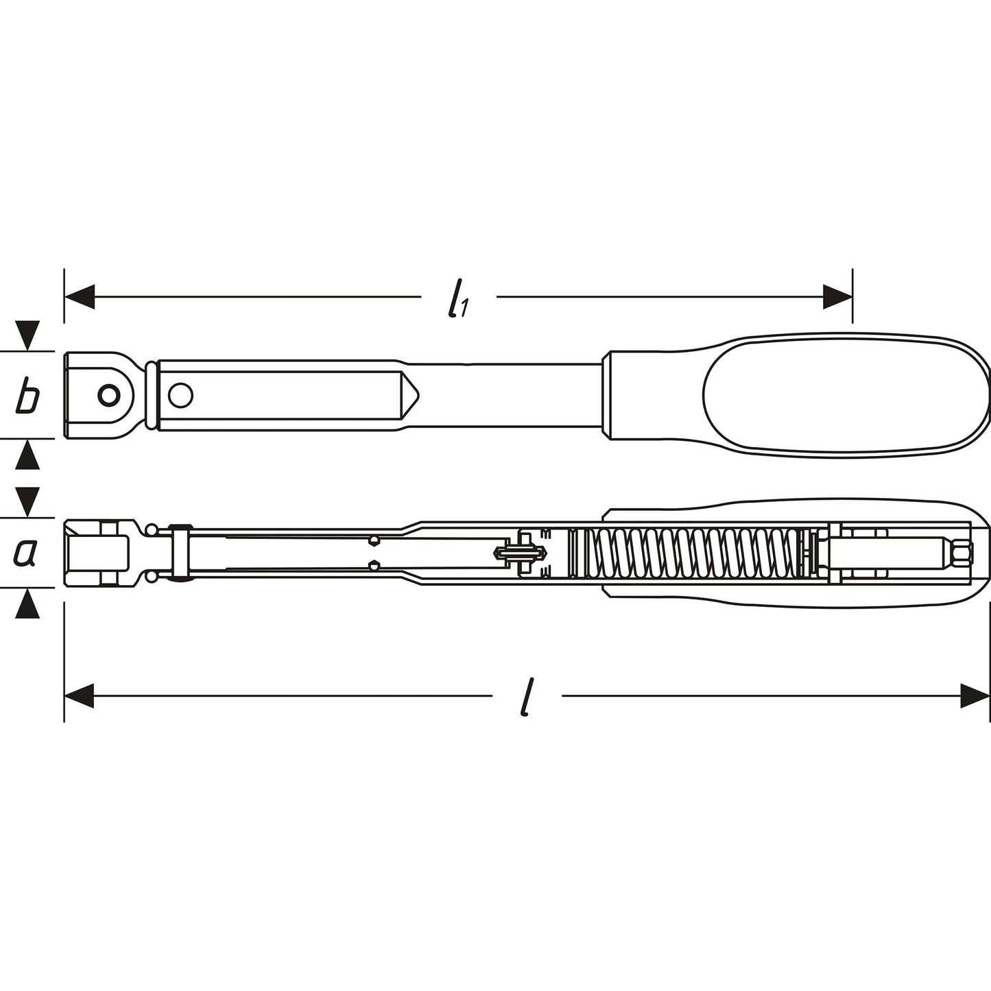 Hazet 6391-50 9 x 12 mm Torque wrench ∙ 5 – 50 Nm ∙ ±2%