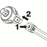Hazet 6404-1 - Insert reversible ratchet