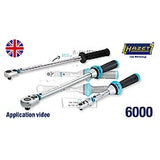 Hazet 6408-1 Insert Reversible Ratchet for Bits 9x12mm 5/16" Hex Output