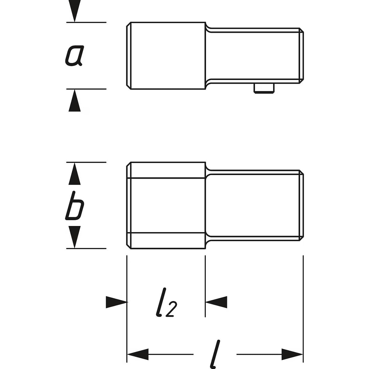 Hazet 6423D Insert adapter