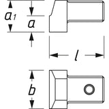 Hazet 6430D Blank-end insert