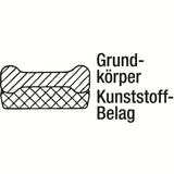 Hazet 650K-20 Tyre lever 500 mm