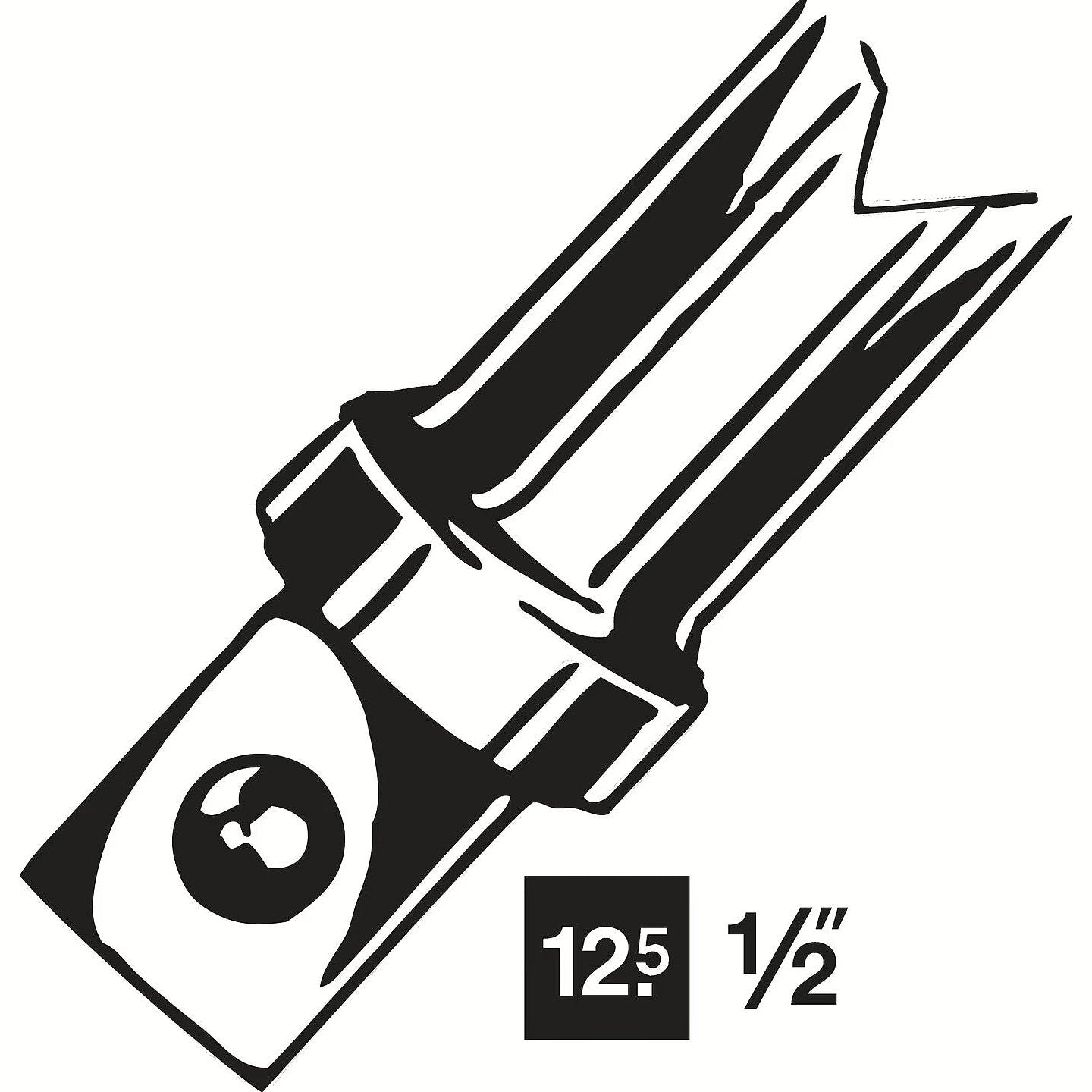Hazet 715-01 Four-way rim wrench 17 x 19 x 22 x 3 mm Outside hexagon profile