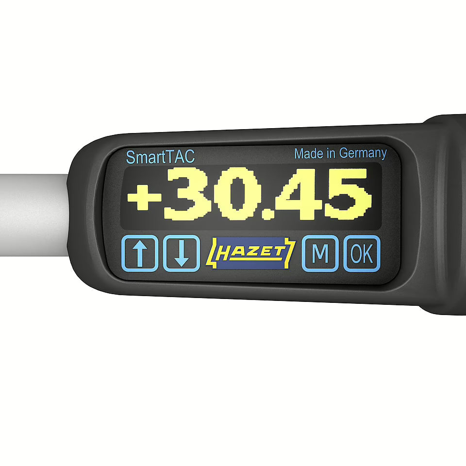 Hazet 7290-5STAC 9 x 12 mm ∙ 3⁄8″ Electronic torque wrench with built-in angle gauge ∙ 5 – 60 Nm ∙ 3.5 – 44 lbf.ft ∙ ±1%