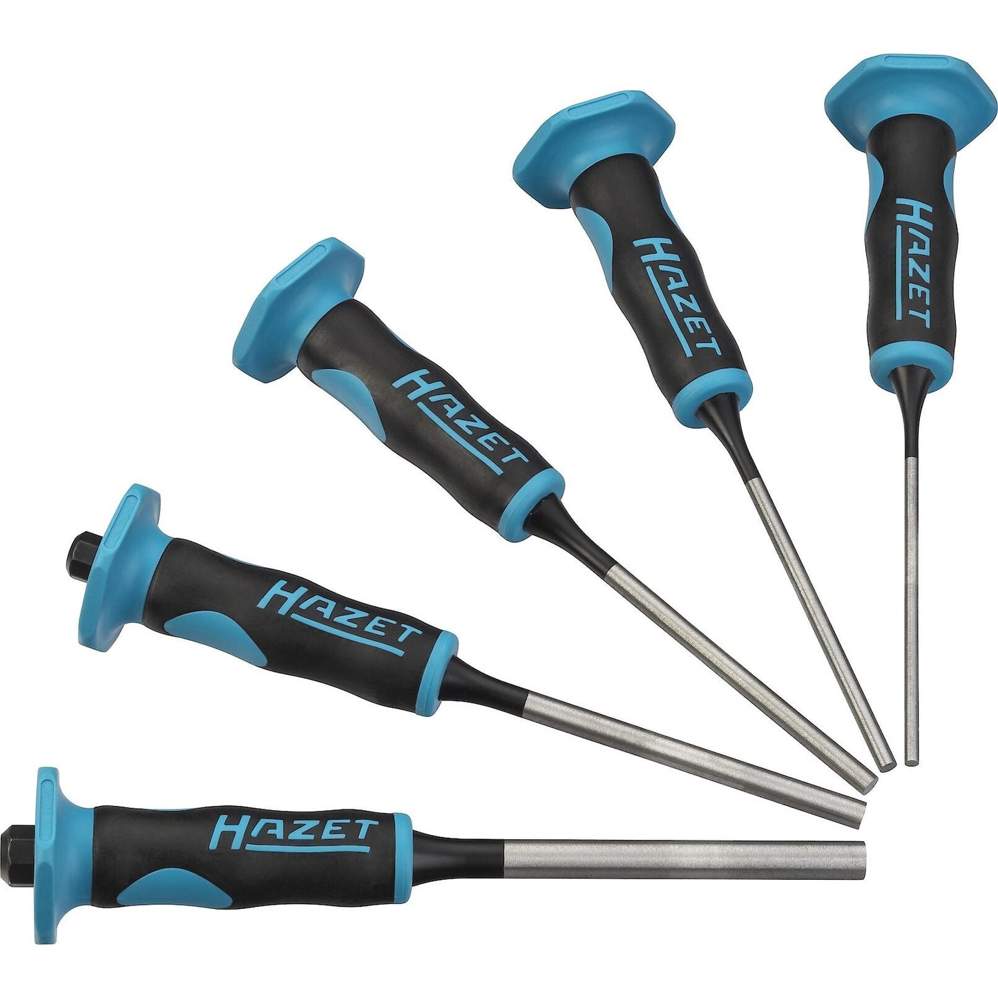 Hazet 751LHS/5 - 5 Pc Drift Pin Set, Long