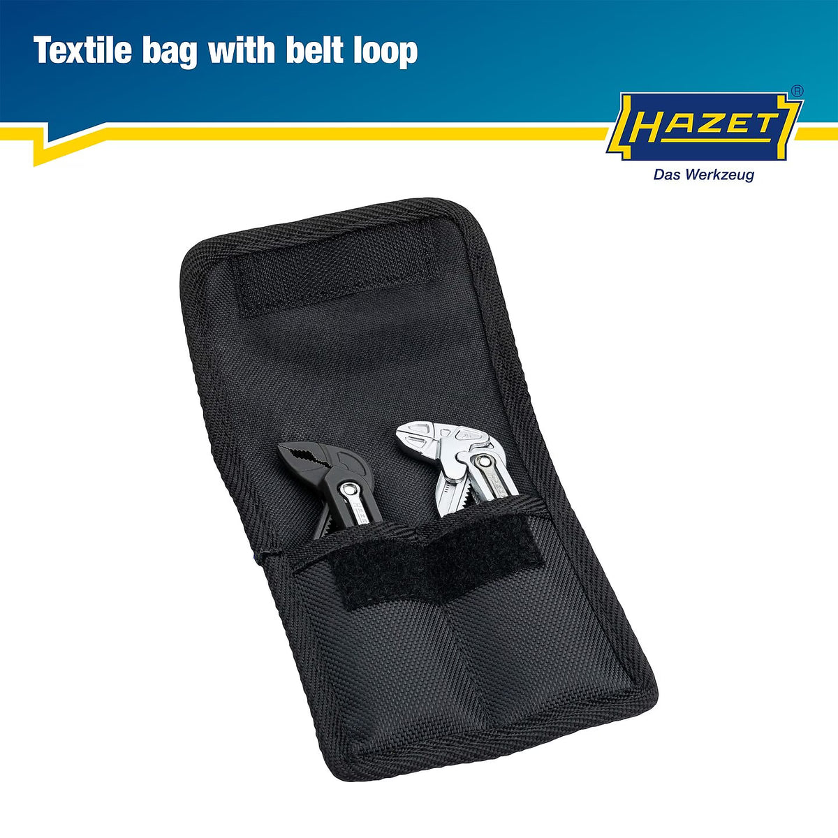 Hazet 760-2 Set of grip pliers wrenches and universal pliers